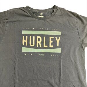 Hurley Men's Graphic Logo Short Sleeve Tee T-Shirt  - Size Large